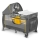 Lionelo - Travel crib SVEN PLUS grey/yellow