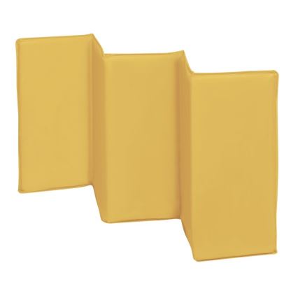 Lionelo - Travel crib SVEN PLUS grey/yellow