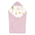 Lionelo - TRAVEL SWADDLE Car Seat Swaddle 90 x 90 cm Pink Flower