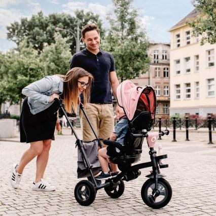 Lionelo - TRIS Kids' Tricycle Pink/Grey