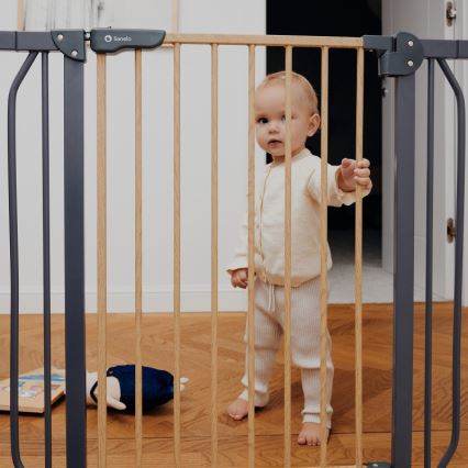 Lionelo - TRUUS SLIM Safety Gate Black/Brown