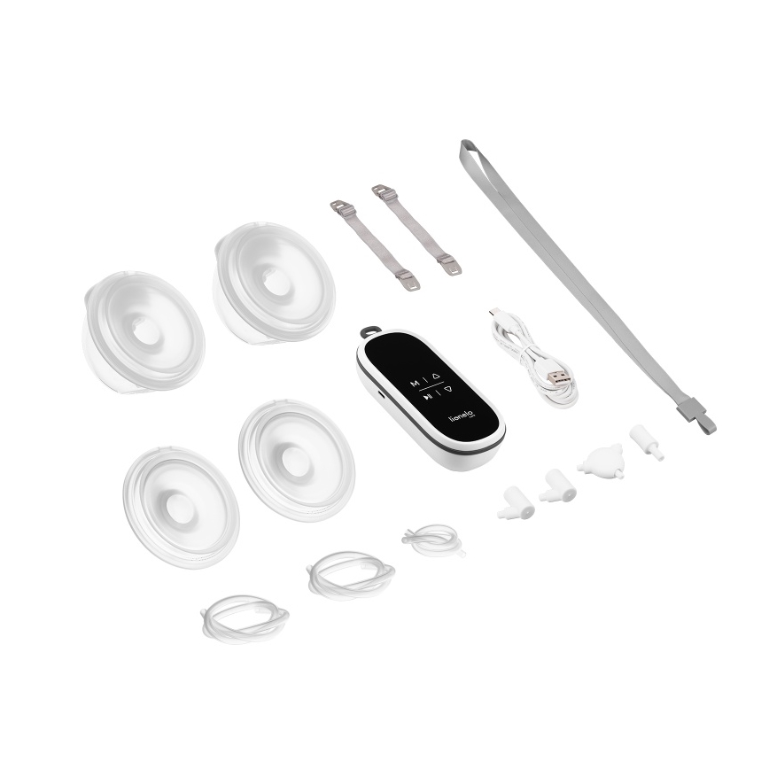 Lionelo - TWEE FREE Electric Rechargeable Dual Breast Pump, 5V, 1500 mAh, 150 ml