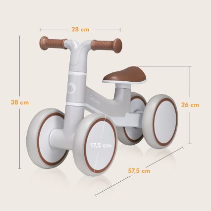 Lionelo - VILLY Balance Bike Beige Latte