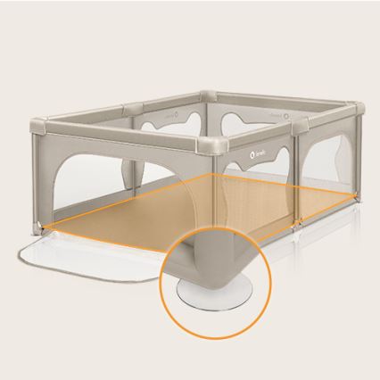 Lionelo - WILLOW Playpen, Beige
