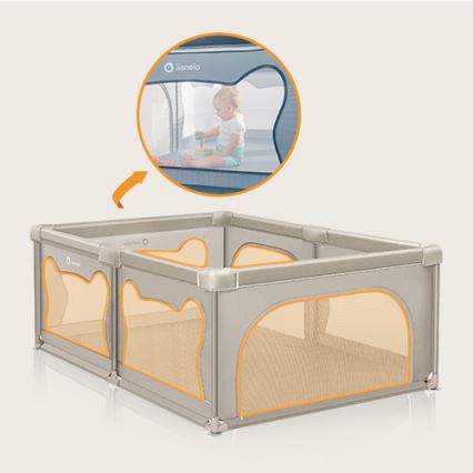 Lionelo - WILLOW Playpen, Beige