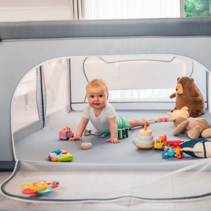 Lionelo - WILLOW Playpen Grey