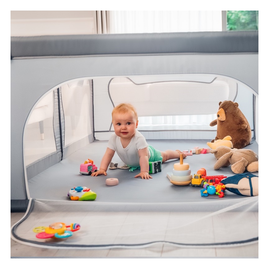 Lionelo - WILLOW Playpen Grey