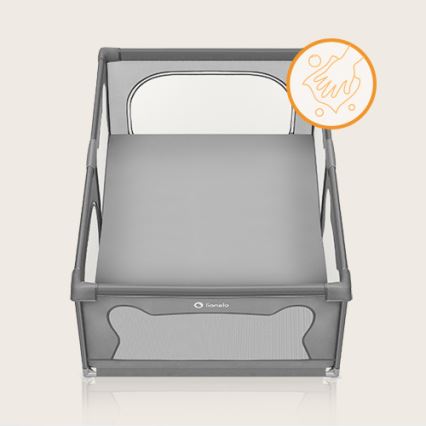 Lionelo - WILLOW Playpen Grey