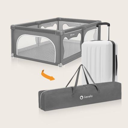 Lionelo - WILLOW Playpen Grey
