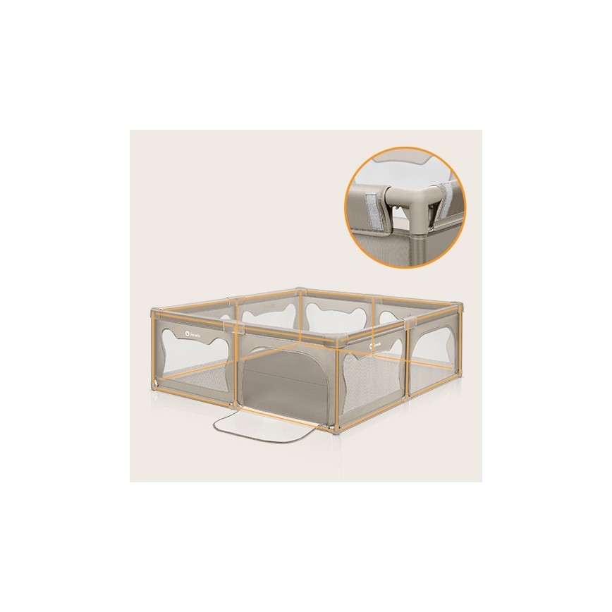 Lionelo - WILLOW XL Playpen, Beige