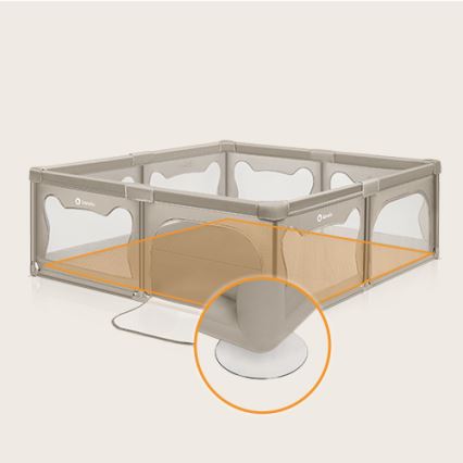 Lionelo - WILLOW XL Playpen, Beige