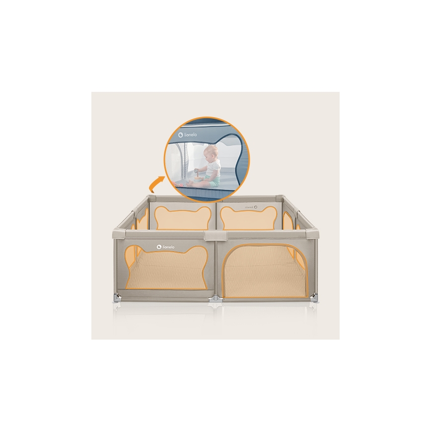 Lionelo - WILLOW XL Playpen, Beige