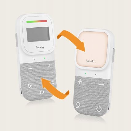 Lionelo - Wireless rechargeable audio baby monitor BABYLINE 2.3 5V