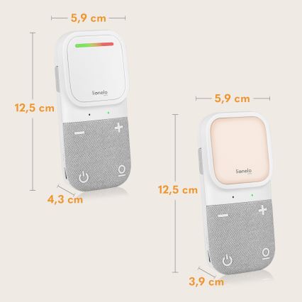 Lionelo - Wireless Rechargeable Baby Audio Monitor BABYLINE 2.2 5V