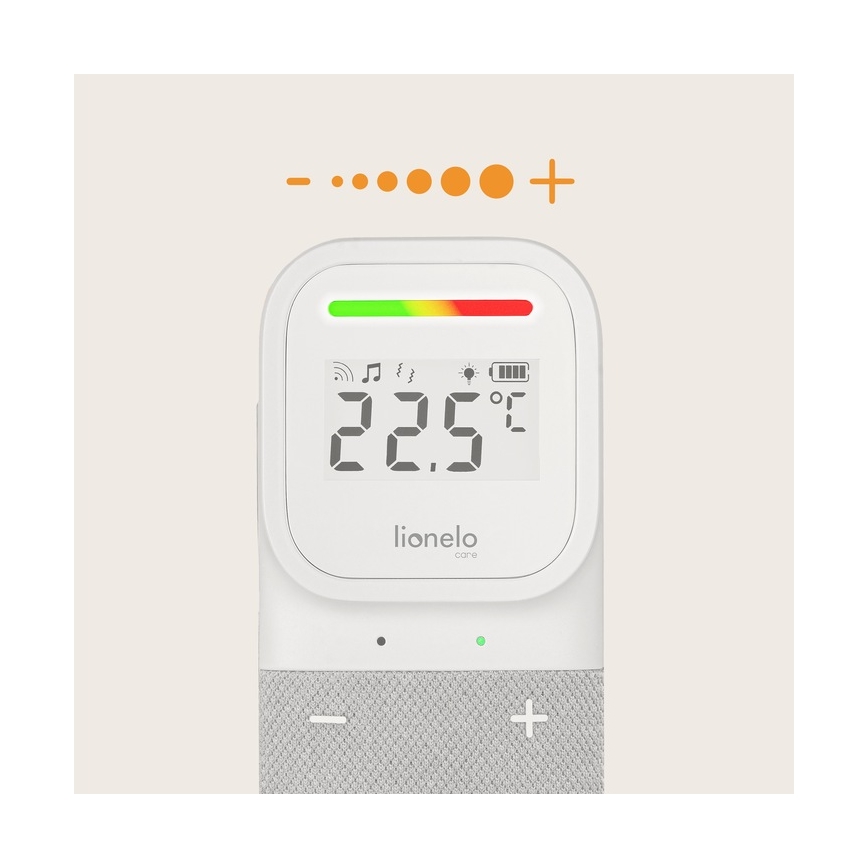 Lionelo - Wireless Rechargeable Baby Audio Monitor BABYLINE 2.3 5V