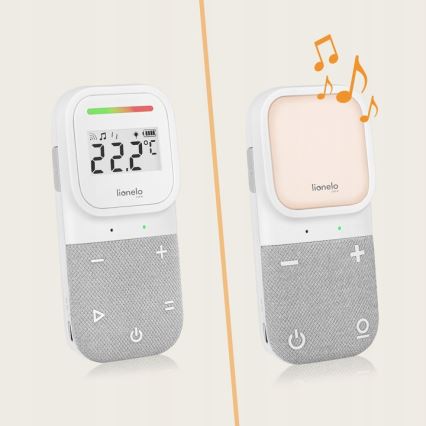 Lionelo - Wireless Rechargeable Baby Audio Monitor BABYLINE 2.3 5V