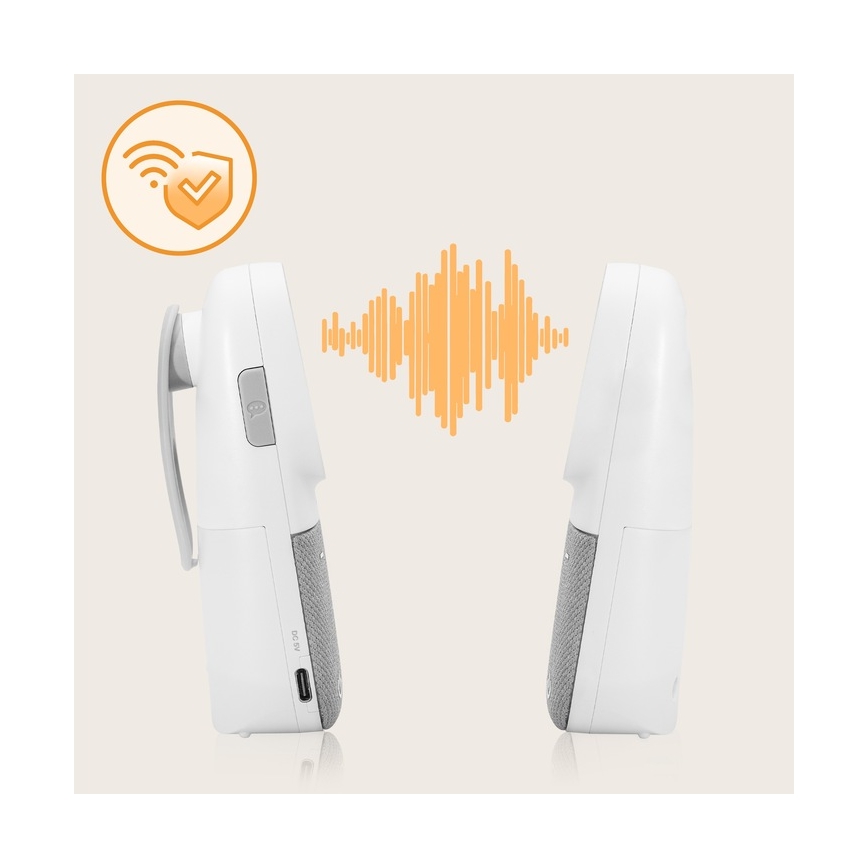 Lionelo - Wireless Rechargeable Baby Audio Monitor BABYLINE 2.3 5V