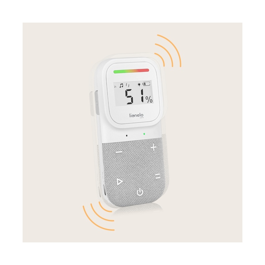 Lionelo - Wireless Rechargeable Baby Audio Monitor BABYLINE 2.3 5V