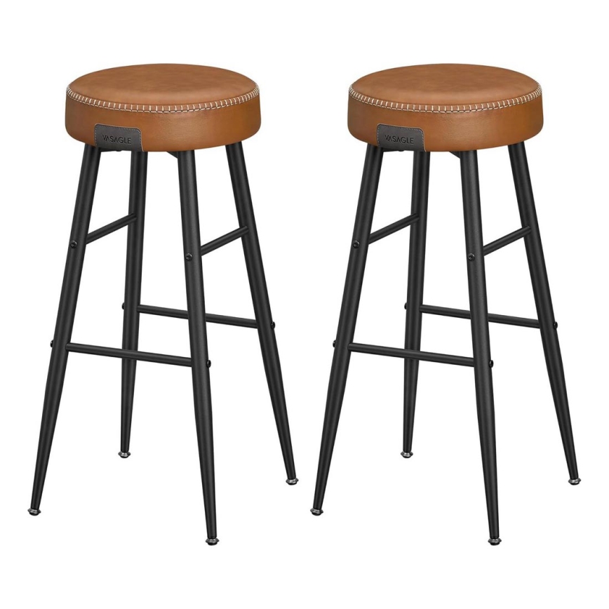 LIOR Bar Stool, Brown/Black