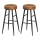 LIOR Bar Stool, Brown/Black
