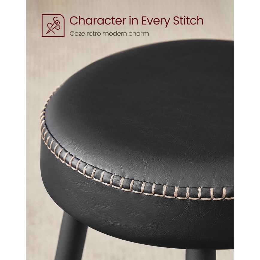 LIOR Black Bar Stool