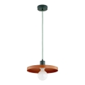 LITO corded pendant light 1xE27/15W/230V copper/green