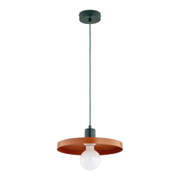 LITO corded pendant light 1xE27/15W/230V copper/green