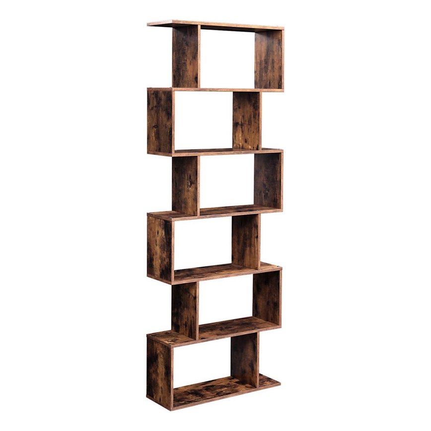 LIVARO Brown Bookcase
