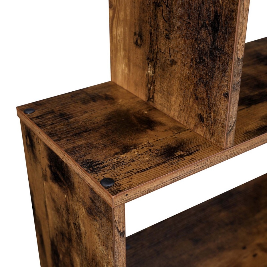 LIVARO Brown Bookcase