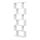 LIVARO White Bookcase