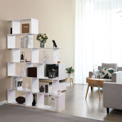 LIVARO White Bookcase
