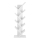 LIVARO White Bookcase