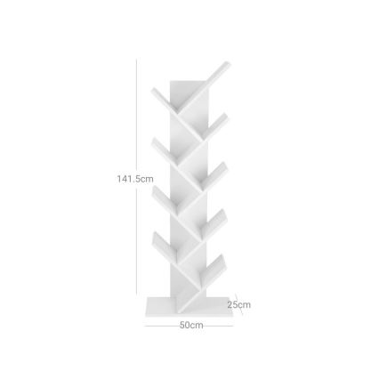 LIVARO White Bookcase