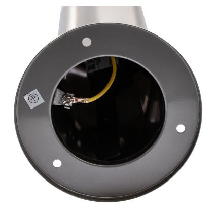 LIVIA Outdoor Lamp 1xE27/10W/230V 45 cm IP44 Silver