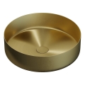 LJORDAL Countertop Basin Ø 40 cm — Steel/Brass