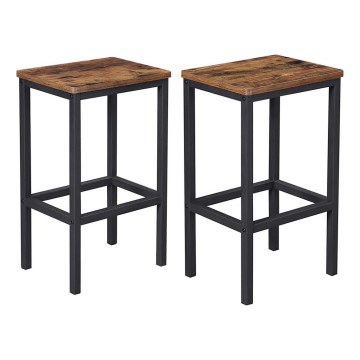 LOE Bar Stool, Brown/Black