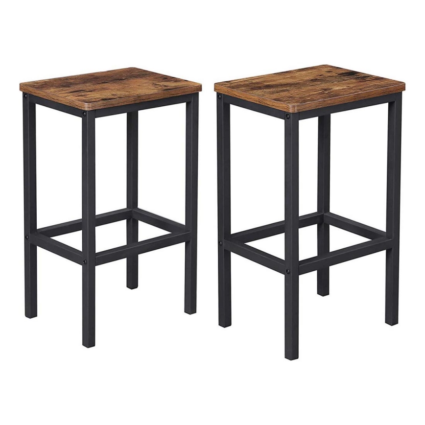 LOE Bar Stool, Brown/Black