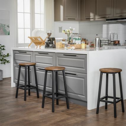 LOE Bar Stool Brown/Black