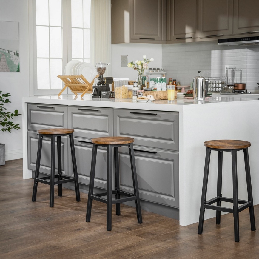 LOE Bar Stool Brown/Black