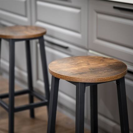 LOE Bar Stool Brown/Black