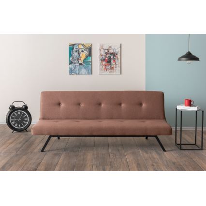 LOKO Two-Seater Sofa, Brown