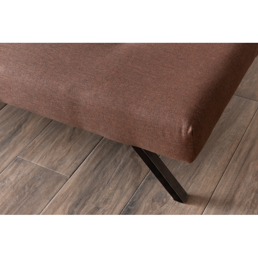 LOKO Two-Seater Sofa, Brown
