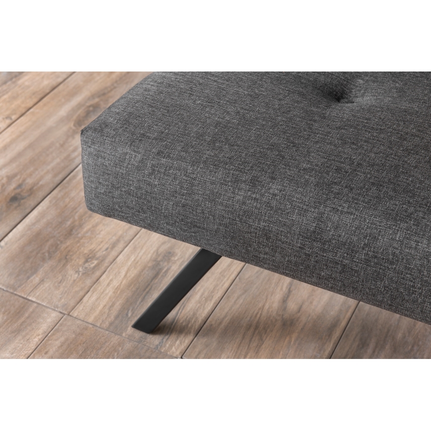 LOKO Two-Seater Sofa, Dark Gray