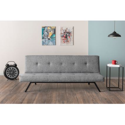 LOKO Two-Seater Sofa, Light Grey