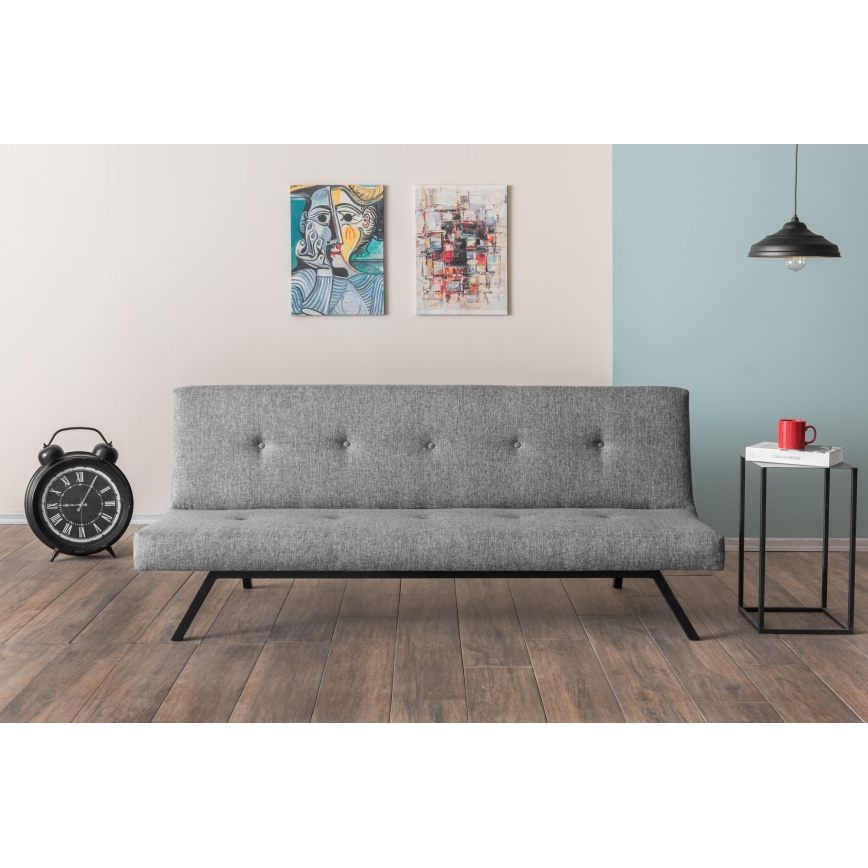 LOKO Two-Seater Sofa, Light Grey