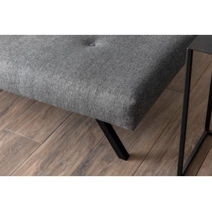 LOKO Two-Seater Sofa, Light Grey