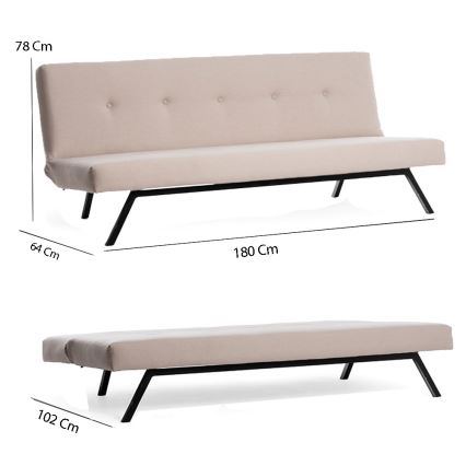 LOKO Two-Seater Sofa — Cream/Beige