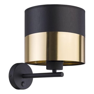 LONDYN Wall Lamp 1xE27/15W/230V Black/Gold