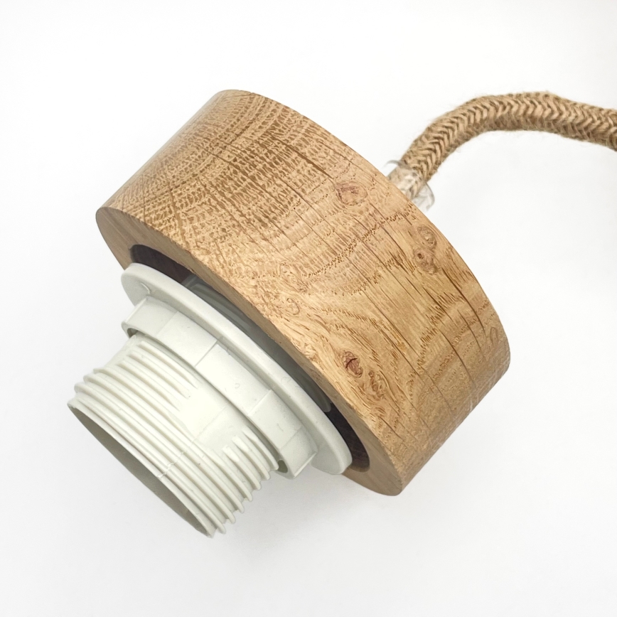 LOOMIS Cable Pendant 3x E27/15W/230V 130 cm Beige/Oak