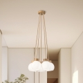 LOOMIS Cable Pendant Light 5xE27/15W/230V 83 cm Beige/Oak